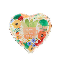 Balon foliowy serce Mom is the Best 45 cm – idealny prezent na Dzień Mamy - Balloons