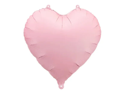 Balon foliowy Serce – różowy 45 cm (matowy)