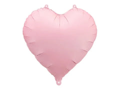 Balon foliowy Serce – różowy 45 cm (matowy)