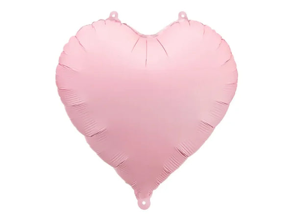 Balon foliowy Serce – różowy 45 cm (matowy)