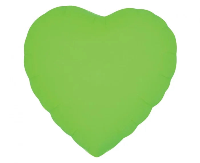 Balon Foliowy Serce – Zielony Fluor