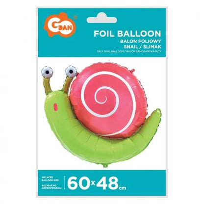 Balon foliowy Ślimak, 60x48 cm