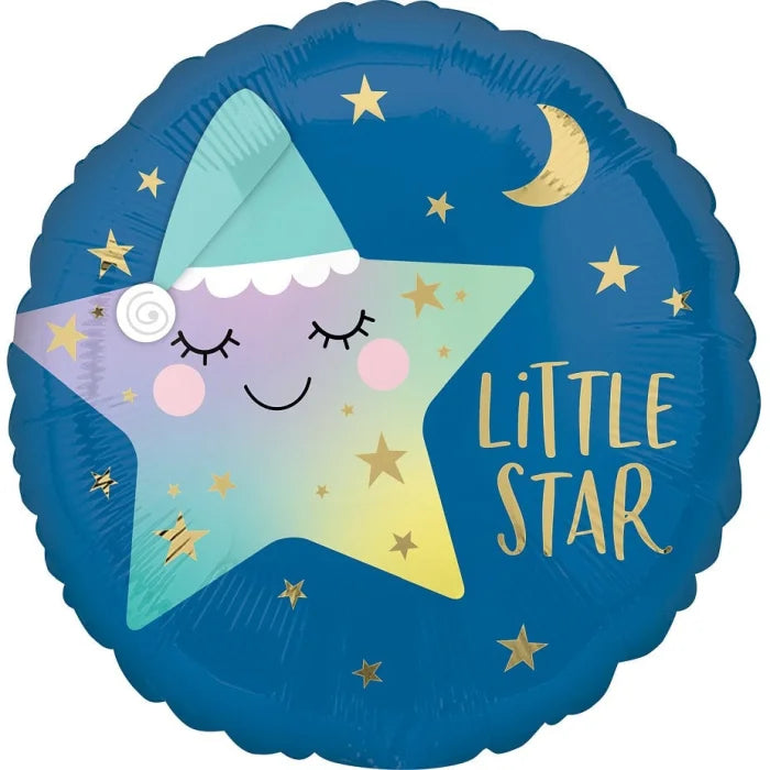 Balon foliowy Świecąca Gwiazda "Little Star", 46 cm 18 cali