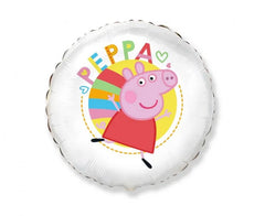 Balon Foliowy Świnka Peppa Biały – Flexmetal – Urocza Dekoracja