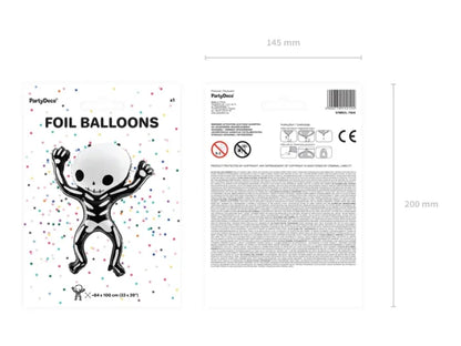 Balon Foliowy „Szkielet” – 84 x 100 cm