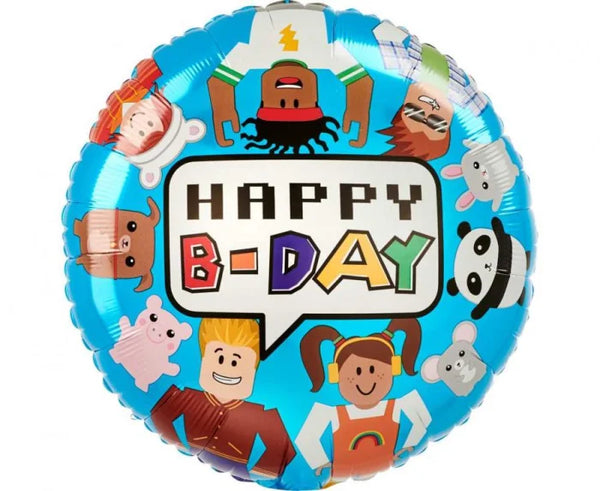 Balon foliowy urodzinowy Party Town Roblox – okrągły 1 szt. Anagram - Balloons