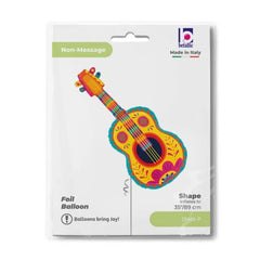 Balon Foliowy w Kształcie Kolorowej festiwalowej Gitary – 34’’