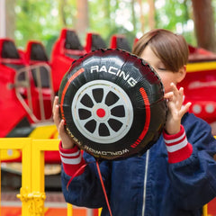 Balon foliowy Wyścigi Samochodowe – Koło 45 × 50 cm - Balloons