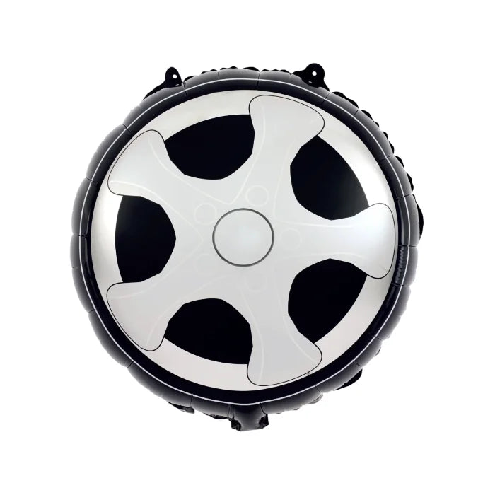 Balon foliowy Wyścigi Samochodowe – Koło 45 × 50 cm - Balloons