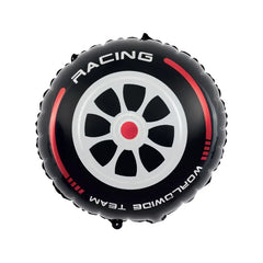 Balon foliowy Wyścigi Samochodowe – Koło 45 × 50 cm - Balloons