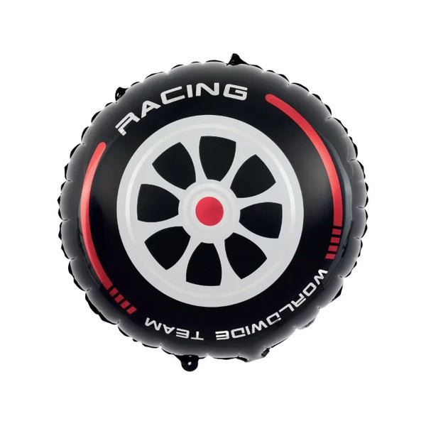 Balon foliowy Wyścigi Samochodowe – Koło 45 × 50 cm - Balloons