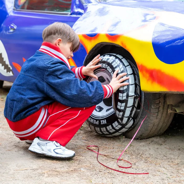 Balon foliowy Wyścigi Samochodowe – Koło 68 × 75 cm - Balloons