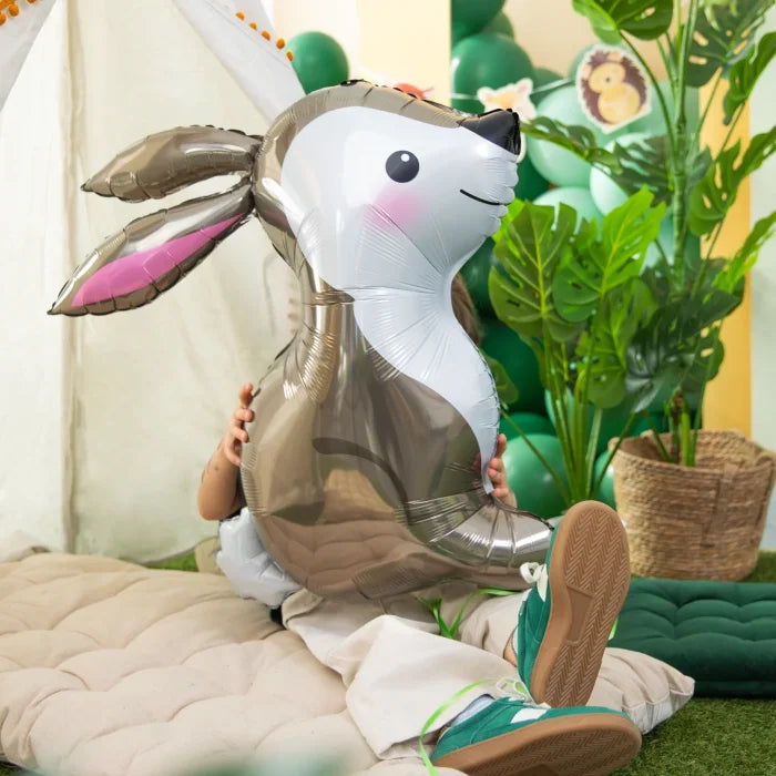 Balon foliowy Zając 67 × 80 cm – idealny na Wielkanoc urodziny i przyjęcia dla dzieci - Balloons