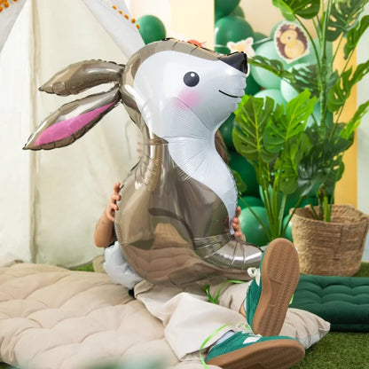 Balon foliowy Zając 67 × 80 cm – idealny na Wielkanoc urodziny i przyjęcia dla dzieci - Balloons