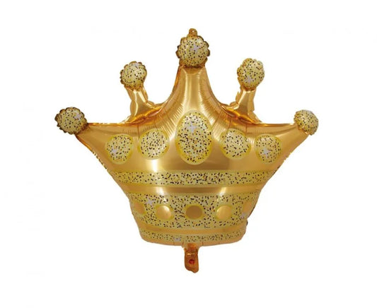 Balon foliowy złoty – korona 66x53 cm