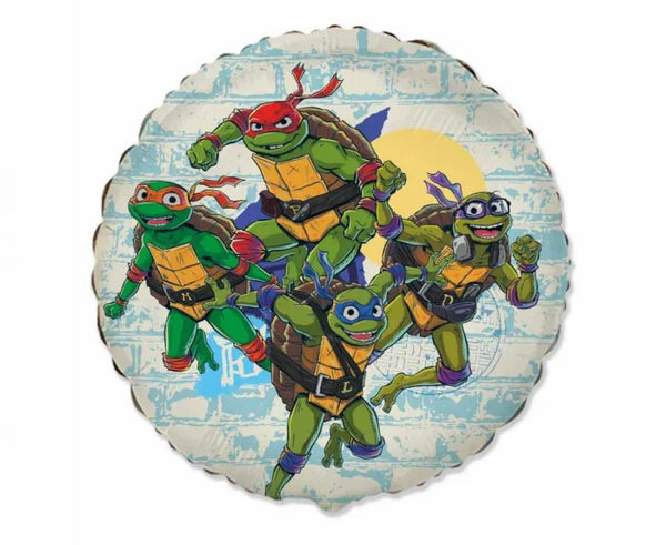 Balon foliowy Żółwie Ninja – 46 cm Flexmetal - Balloons