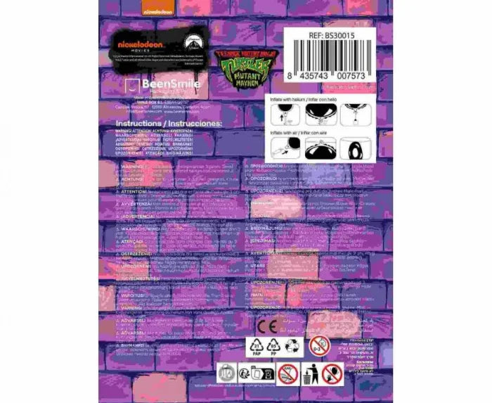 Balon foliowy Żółwie Ninja – 46 cm Flexmetal - Balloons