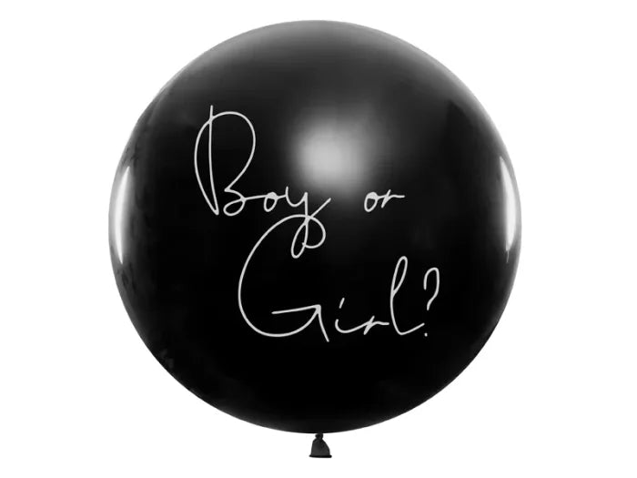 Balon Gender Reveal ’Chłopiec’ 1 m - Niebieskie Confetti