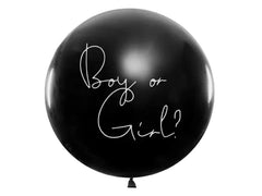 Balon Gender Reveal ’Chłopiec’ 1 m - Niebieskie Confetti