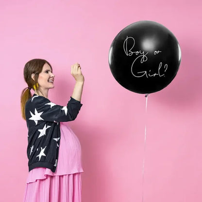 Balon Gender Reveal ’Chłopiec’ 1 m - Niebieskie Confetti