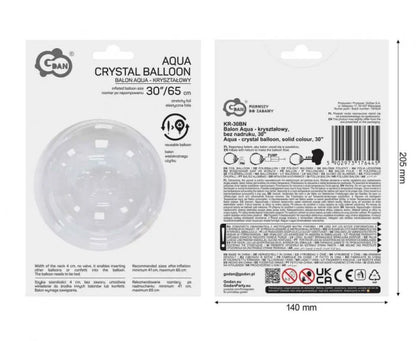 Balon kryształowy bez nadruku – 30 cali (41–65 cm) - Balloons
