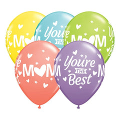 Balony 11 cali QL, You're The Best, miks wzorów