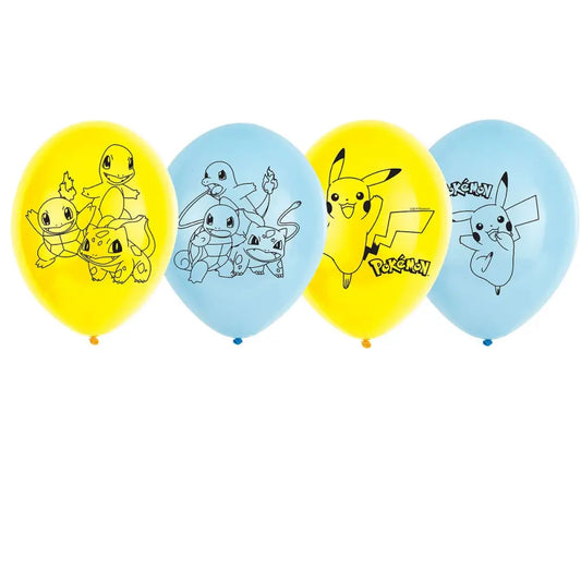 Balony Anagram Pokemon 6szt 11''28cm,