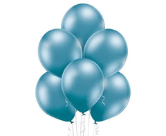Balony Belbal Błyszczące 12’’ (30 cm) – Niebieskie 100 szt.