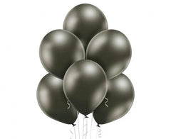 Balony Belbal Chromowane 12’’ (30 cm) – Antracytowe 50 szt.