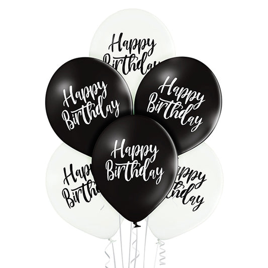 Balony Belbal D11, 30 cm Happy Birthday