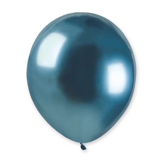 Balony chromowane Niebieskie, AB50, 13 cm, 100 szt.