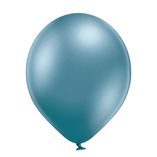 Balony chromowane Niebieskie, B105, 30 cm