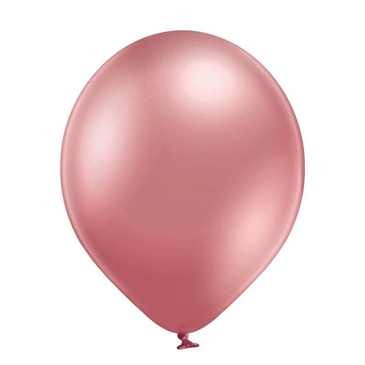 Balony chromowane Różowe, B105, 30 cm