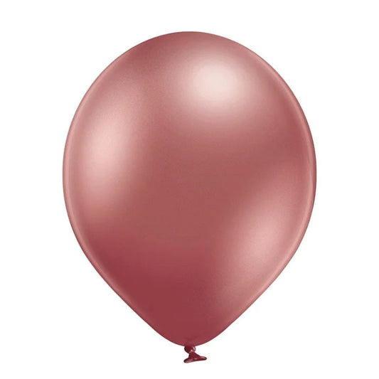 Balony chromowane Różowo-Złote, B105, 30 cm