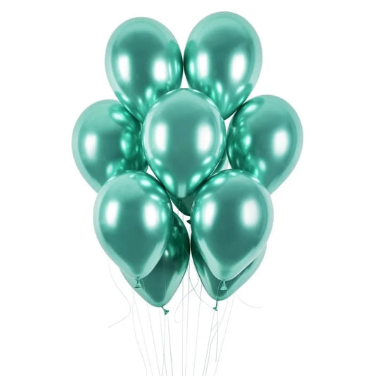 Balony chromowane Zielone, GB120, 33 cm, 50 szt.