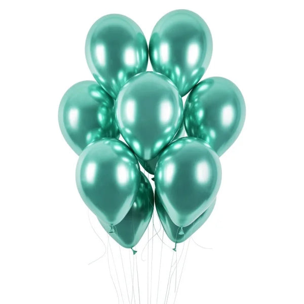 Balony chromowane Zielone, GB120, 33 cm, 50 szt.