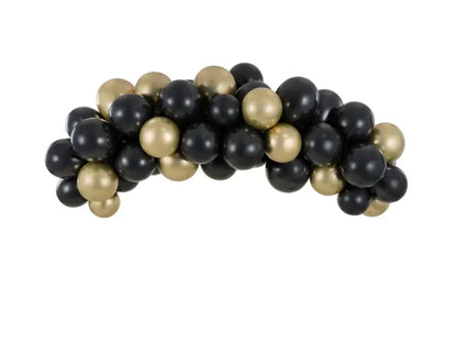 Balony Eco 30 cm Metalizowane – Czarny 100 szt.