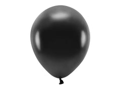 Balony Eco 30 cm Metalizowane – Czarny 100 szt.