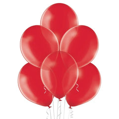 Balony krystaliczne Czerwone, B105, 30 cm