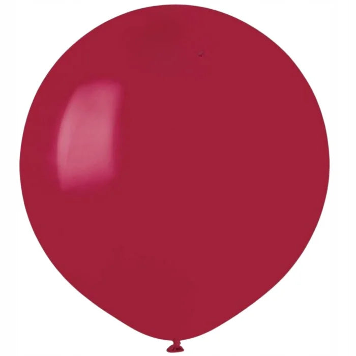 Balony lateksowe bordowe 19” (48 cm) – Gemar G150/47 50 sztuk
