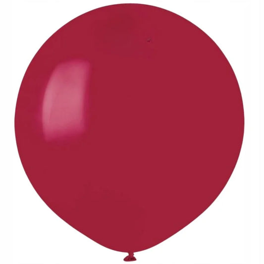 Balony lateksowe bordowe 19” (48 cm) – Gemar G150/47 50 sztuk