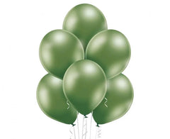 Balony lateksowe Chromowe Zielone 30 cm - Balloons