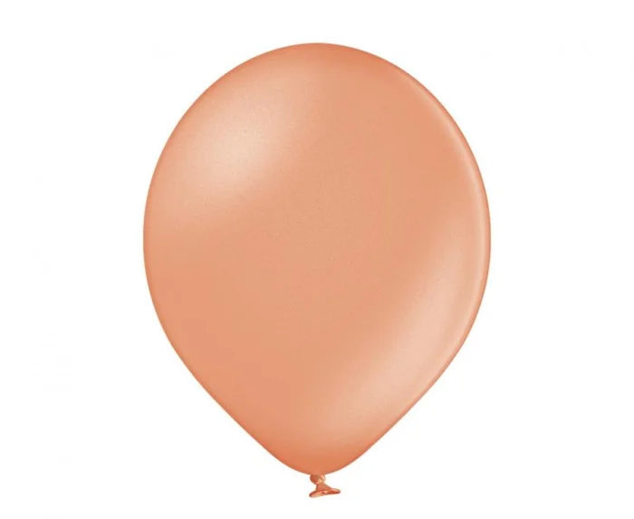 Balony Lateksowe metaliczne Różowo-Złote 30 cm - 100 szt. - Balloons