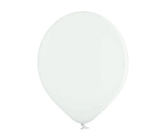 Balony Lateksowe Pastelowe Białe 30 cm - Balloons