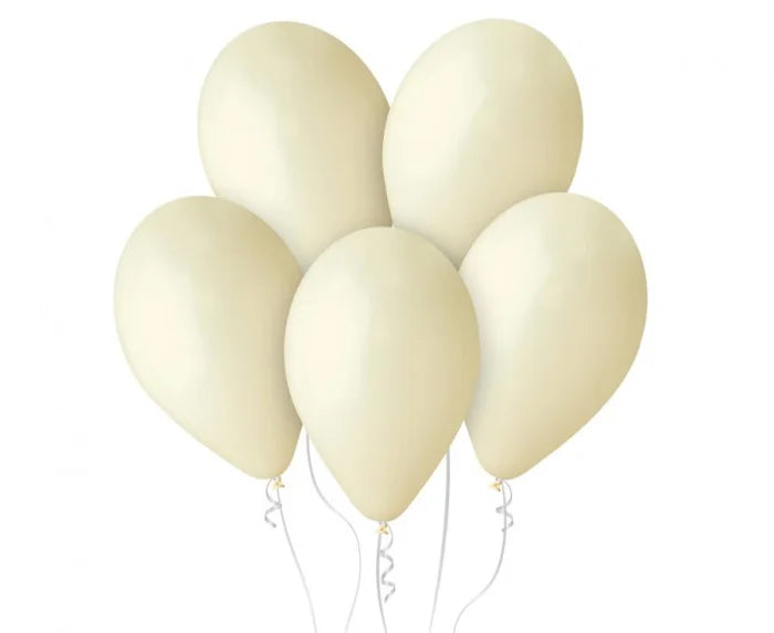 Balony makaroniki kość słoniowa 12” – 100 szt.
