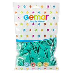 Balony makaroniki Turkusowo-Zielone, G110, 30 cm,