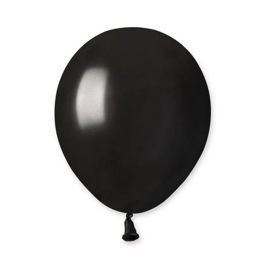 Balony metaliczne Czarne, AM50, 13 cm, 100 szt.