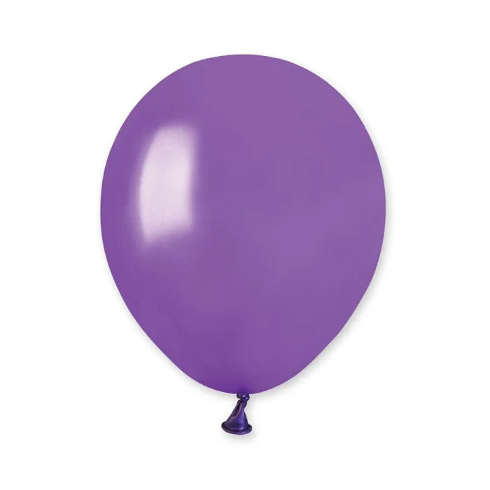 Balony metaliczne Fioletowe, AM50, 13 cm, 100 szt.