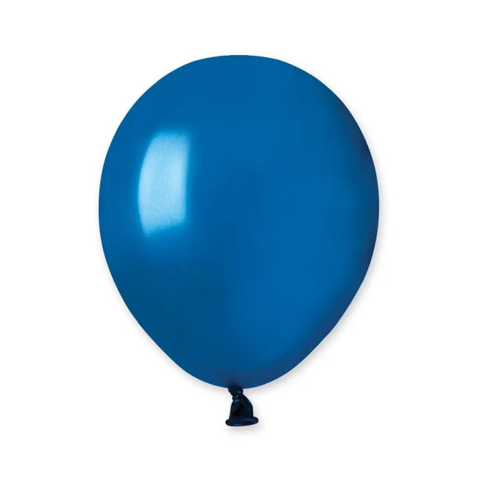 Balony metaliczne Granatowe, AM50, 13 cm, 100 szt.