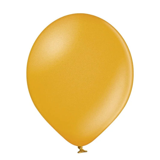 Balony metaliczne Złote, B105, 30 cm